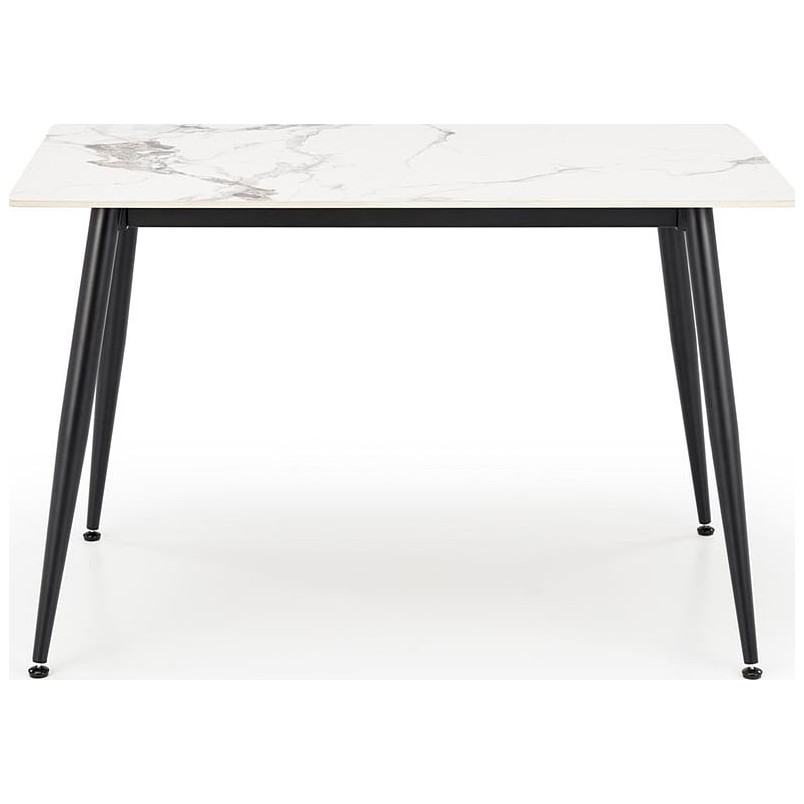 Stół glamour Emilio 120x70 biały marmur - Halmar | Kup teraz!