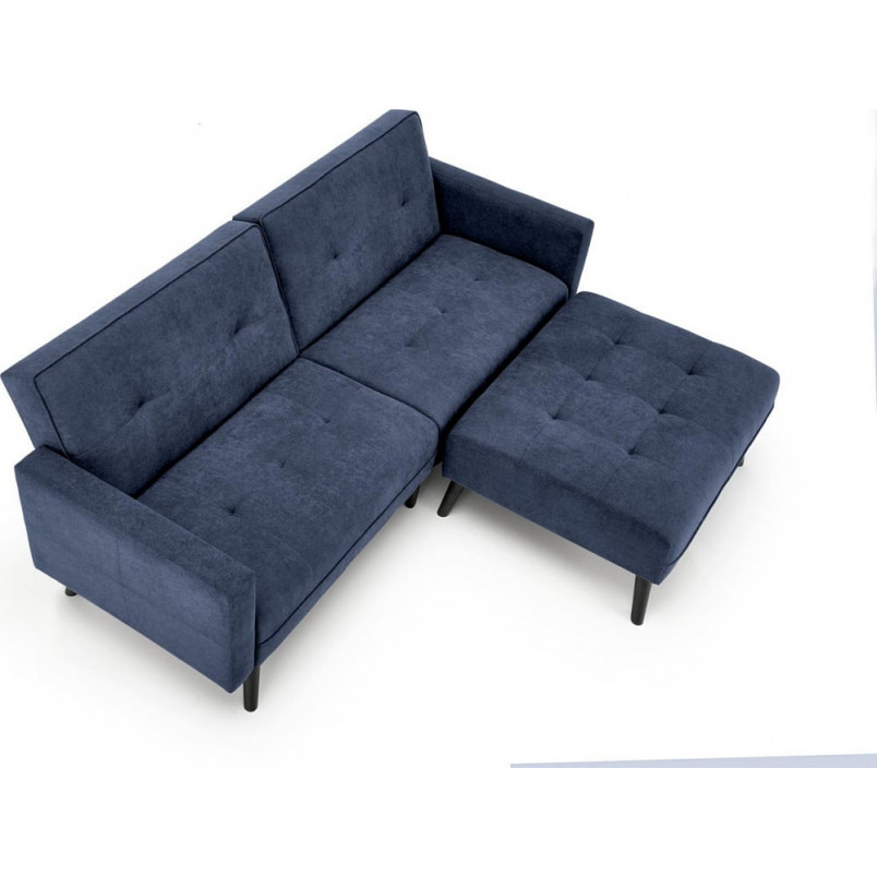Sofa narożna rozkładana Cornelius | Niebieska, Halmar