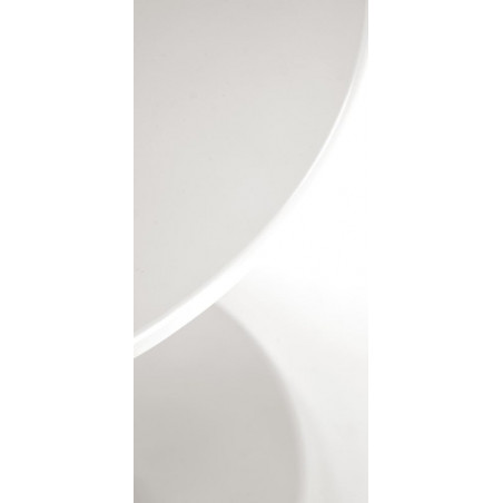 Stolik boczny okrągły Cirilla biały Halmar | 40cm