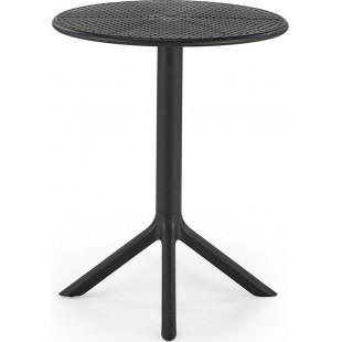 Stół zewnętrzny Calvo 60cm czarny Halmar | Meble ogrodowe