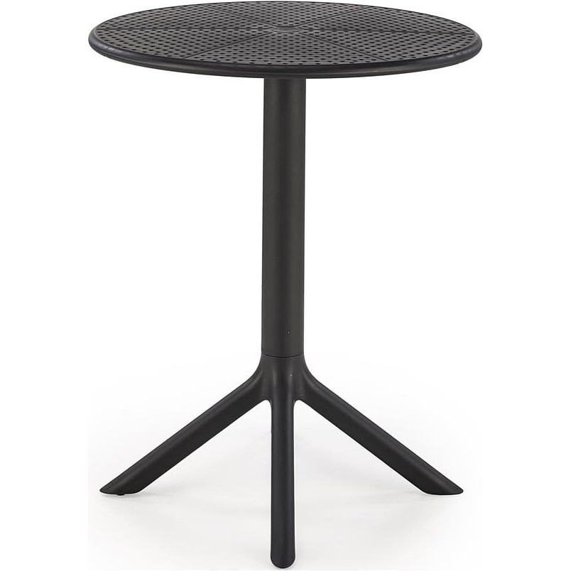 Stół zewnętrzny Calvo 60cm czarny Halmar | Meble ogrodowe