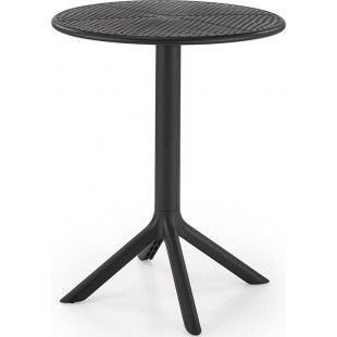 Stół zewnętrzny Calvo 60cm czarny Halmar | Meble ogrodowe