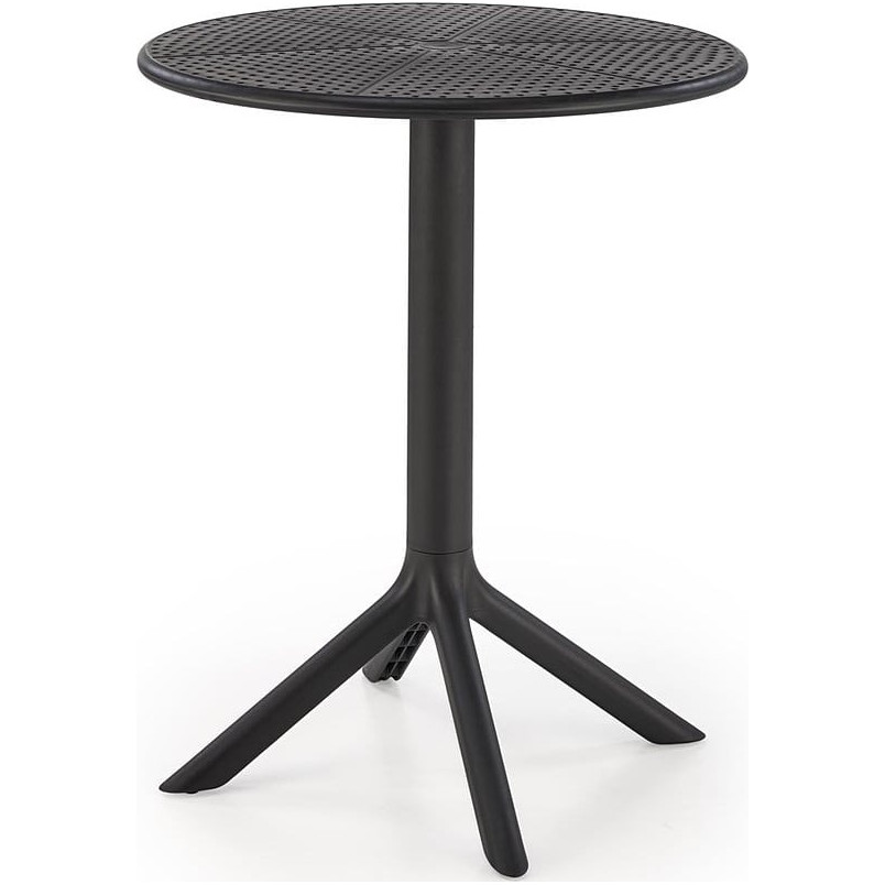 Stół zewnętrzny Calvo 60cm czarny Halmar | Meble ogrodowe