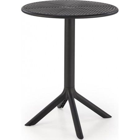 Stół zewnętrzny Calvo 60cm czarny Halmar | Meble ogrodowe