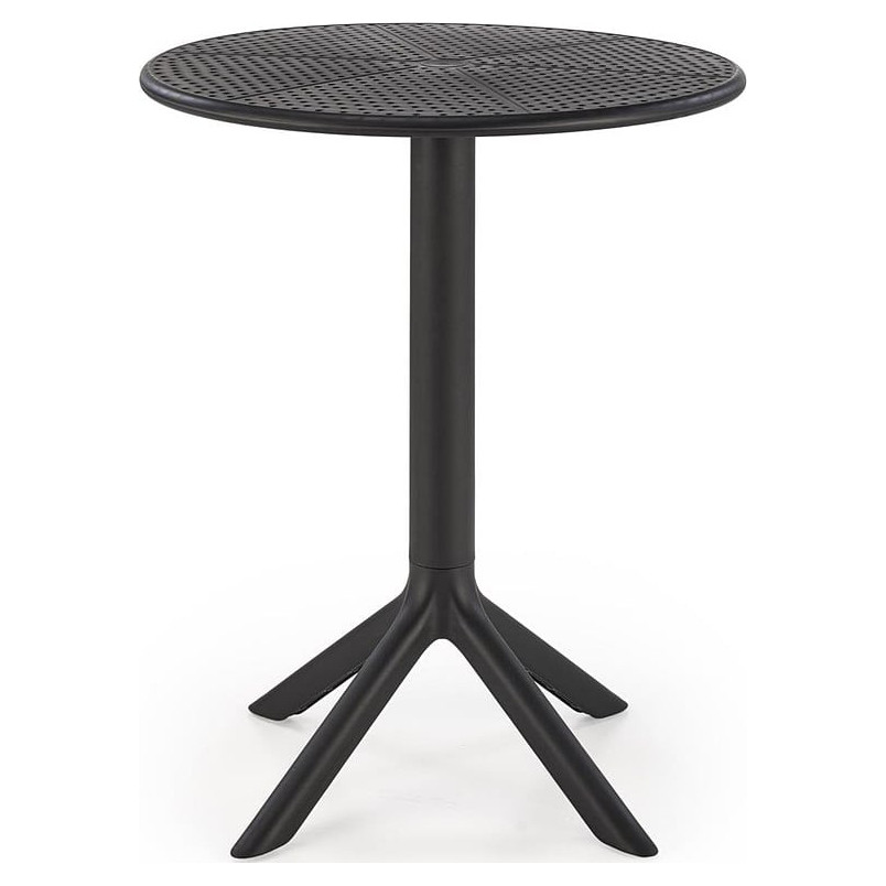 Stół zewnętrzny Calvo 60cm czarny Halmar | Meble ogrodowe