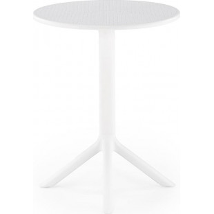 Stół ogrodowy Calvo 60cm biały Halmar | Meble ogrodowe