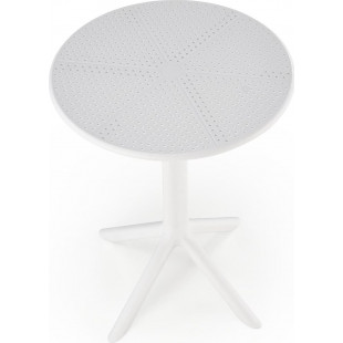 Stół ogrodowy Calvo 60cm biały Halmar | Meble ogrodowe