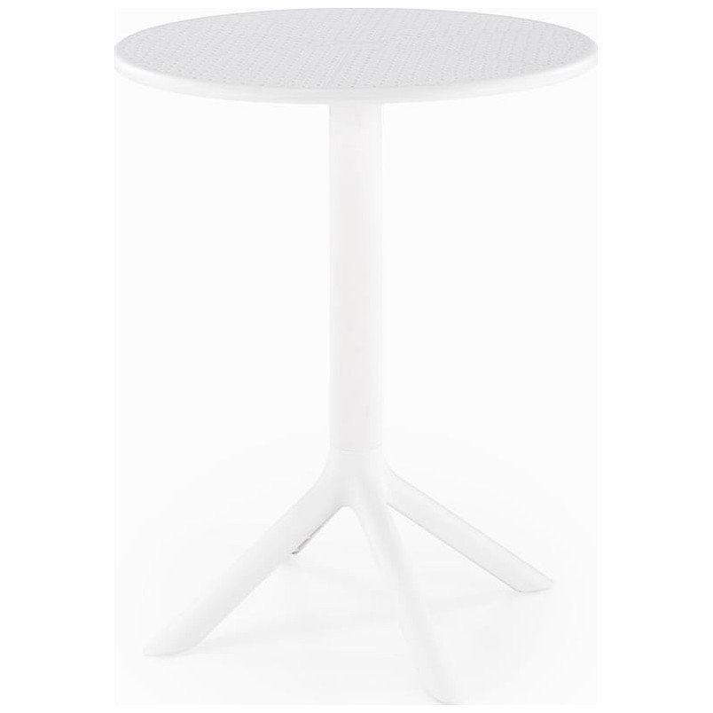 Stół ogrodowy Calvo 60cm biały Halmar | Meble ogrodowe