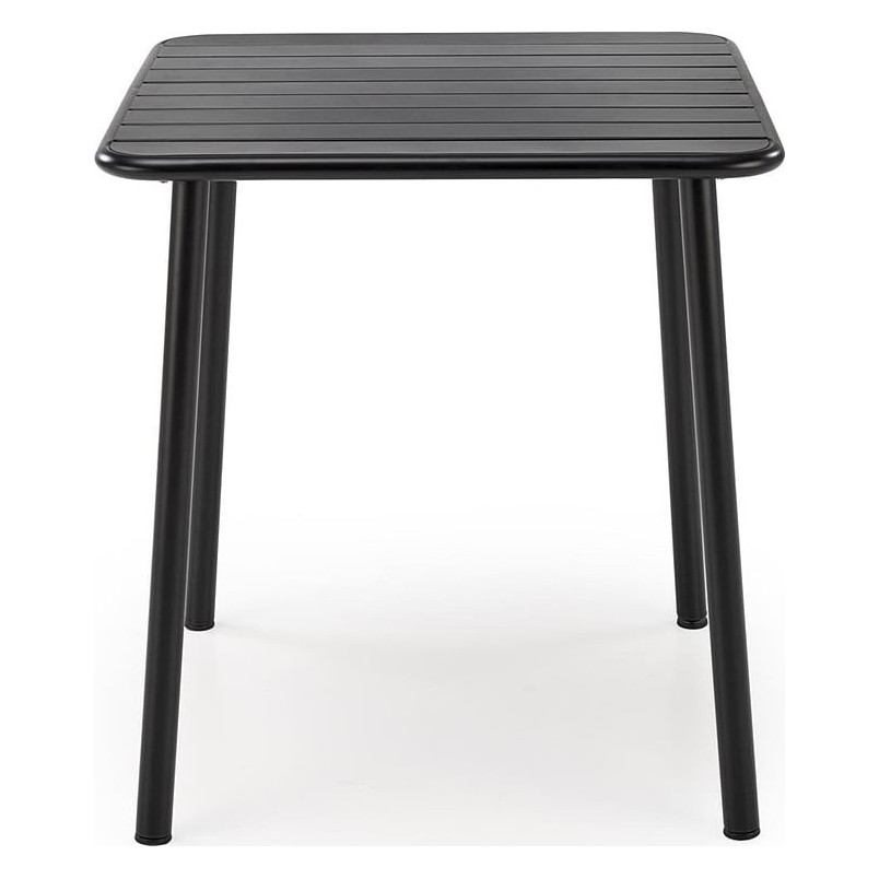 Stół metalowy kwadratowy Bosco 70x70 czarny Halmar - Kup teraz!
