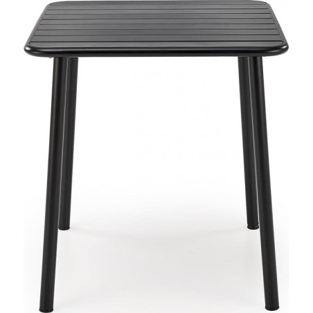 Stół metalowy kwadratowy Bosco 70x70 czarny Halmar - Kup teraz!
