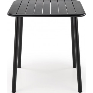 Stół metalowy kwadratowy Bosco 70x70 czarny Halmar - Kup teraz!