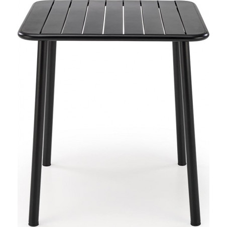 Stół metalowy kwadratowy Bosco 70x70 czarny Halmar - Kup teraz!