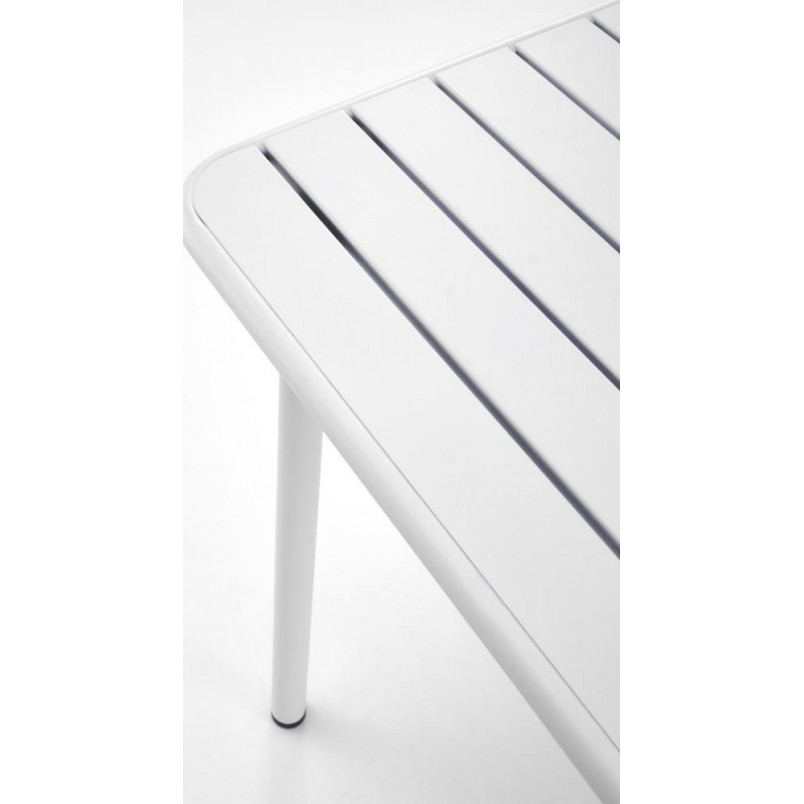 Stół metalowy kwadratowy Bosco 70x70cm biały - Halmar | Kup teraz!
