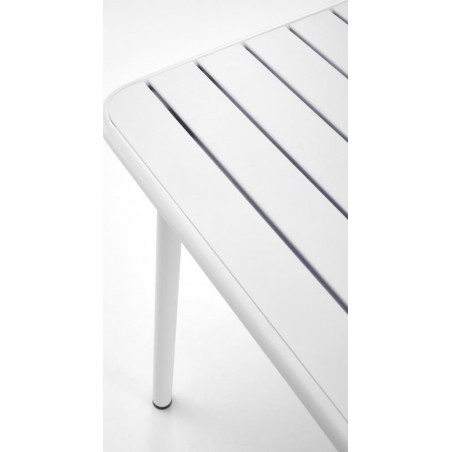 Stół metalowy kwadratowy Bosco 70x70cm biały - Halmar | Kup teraz!
