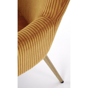 Fotel uszak Amaro Halmar | Musztardowy | Komfortowy Design