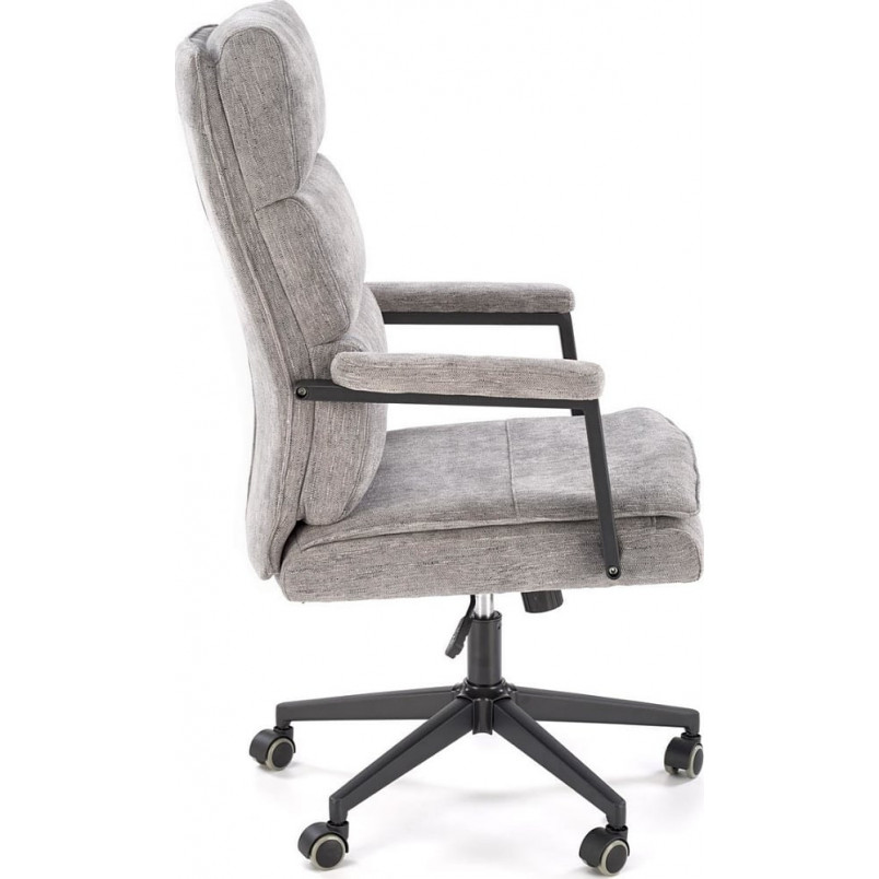 Fotel gabinetowy Adriano Halmar | Szary, Ergonomiczny