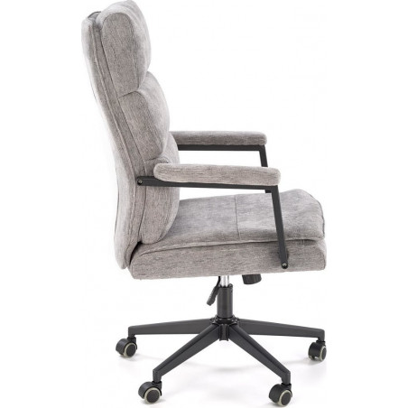 Fotel gabinetowy Adriano Halmar | Szary, Ergonomiczny