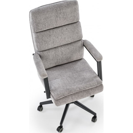 Fotel gabinetowy Adriano Halmar | Szary, Ergonomiczny
