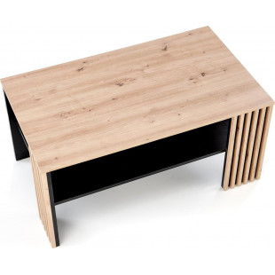 Stolik kawowy Femina Halmar | Dąb Artisan / Czarny | Sklep mebli