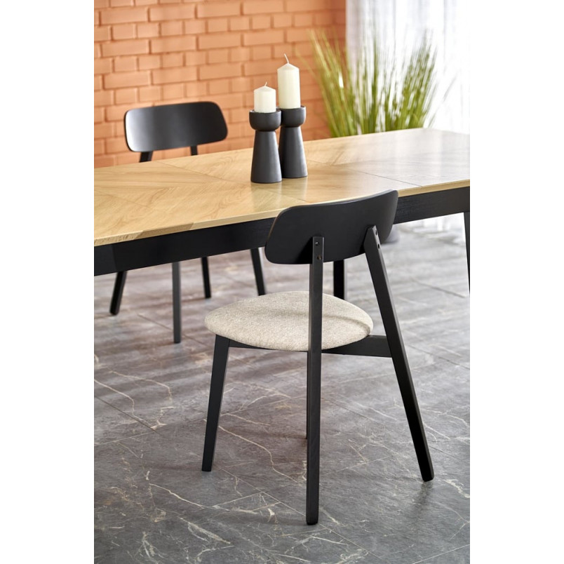 Stół rozkładany Edmondo Halmar | 160-240x90 cm | Dąb naturalny