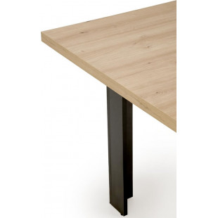 Stół rozkładany Bagio 120-160cm Halmar | Dąb Artisan / Czarny