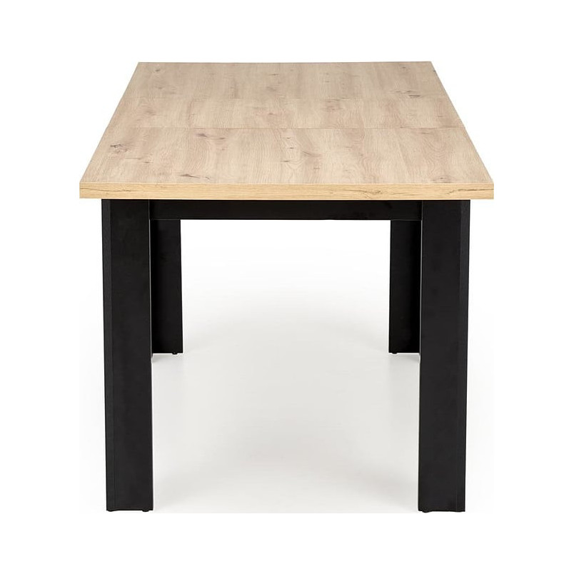 Stół rozkładany Bagio 120-160cm Halmar | Dąb Artisan / Czarny