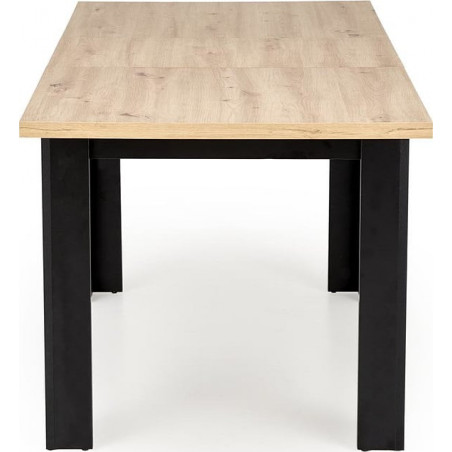Stół rozkładany Bagio 120-160cm Halmar | Dąb Artisan / Czarny