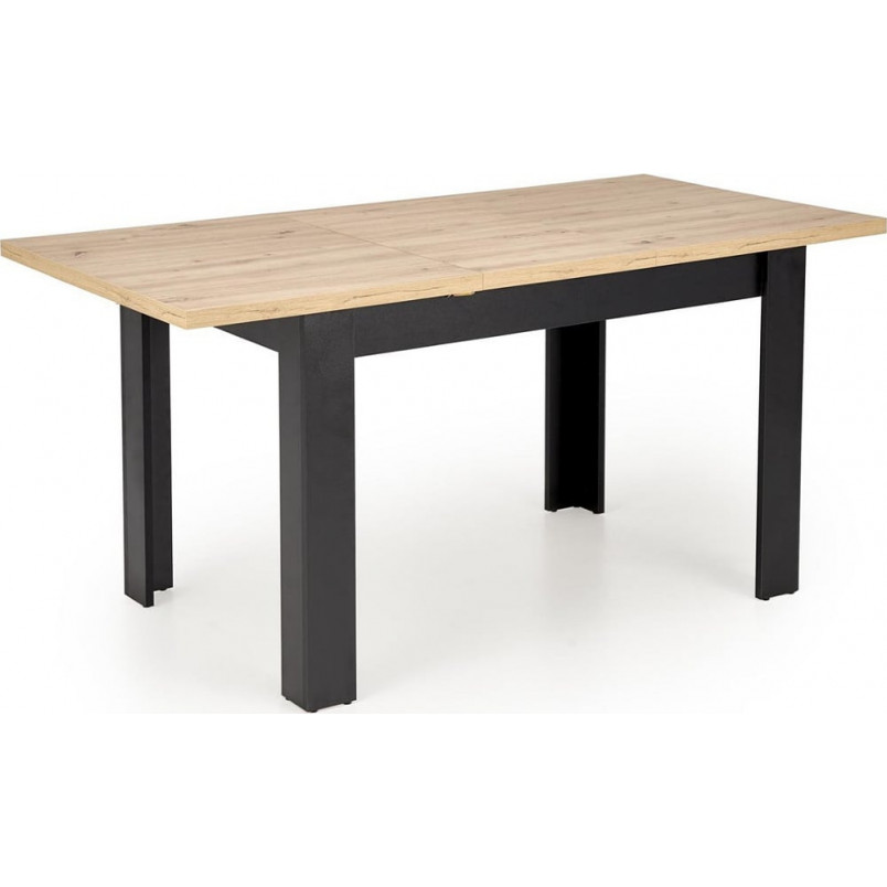 Stół rozkładany Bagio 120-160cm Halmar | Dąb Artisan / Czarny