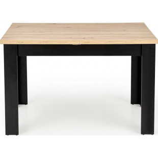 Stół rozkładany Bagio 120-160cm Halmar | Dąb Artisan / Czarny