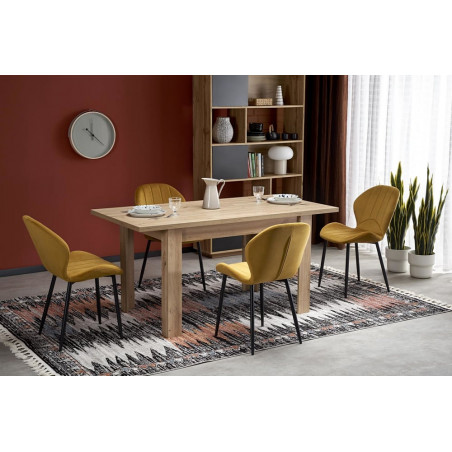 Stół rozkładany Bagio 120-160cm dąb artisan | Halmar