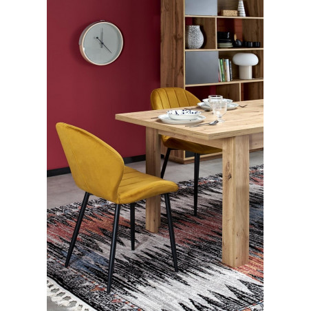 Stół rozkładany Bagio 120-160cm dąb artisan | Halmar