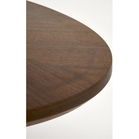 Stół owalny fornirowany Vagner Halmar | 220x98cm | Orzechowy