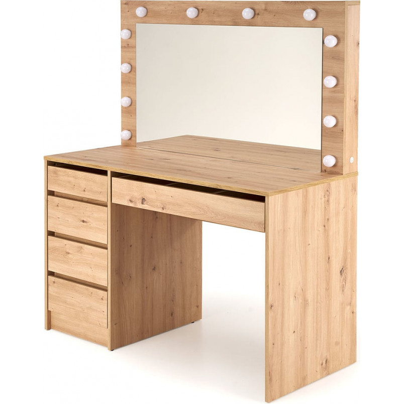 Toaletka Halmar Hollywood XL | 120x55cm, Dąb Aristan