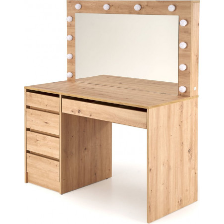 Toaletka Halmar Hollywood XL | 120x55cm, Dąb Aristan