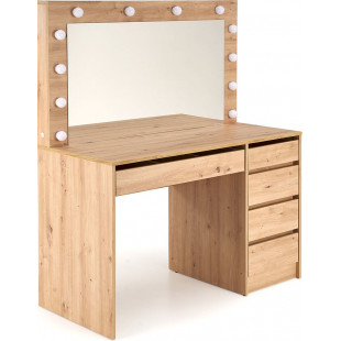 Toaletka Halmar Hollywood XL | 120x55cm, Dąb Aristan