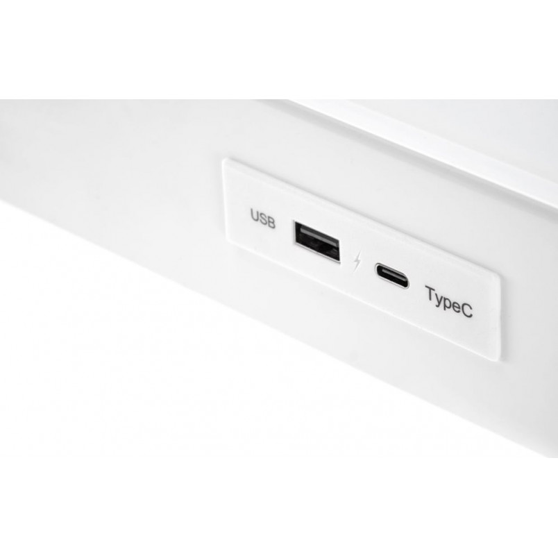 Biurko Halmar B52: Regulacja wysokości, USB, Białe 120x60