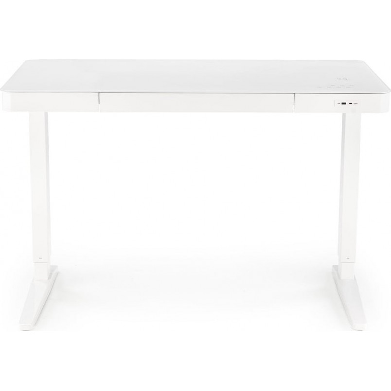 Biurko Halmar B52: Regulacja wysokości, USB, Białe 120x60