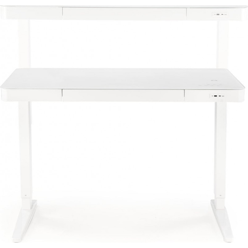 Biurko Halmar B52: Regulacja wysokości, USB, Białe 120x60