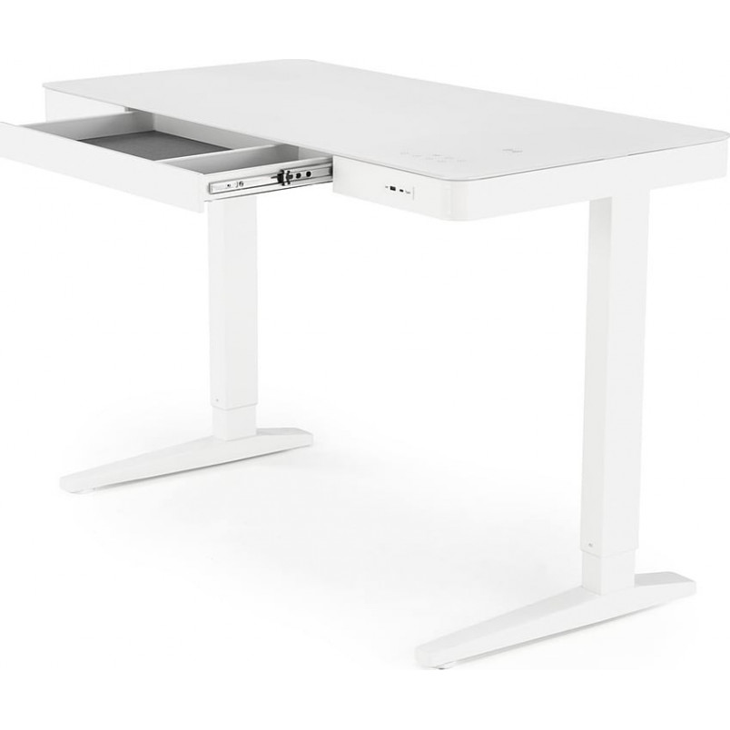 Biurko Halmar B52: Regulacja wysokości, USB, Białe 120x60