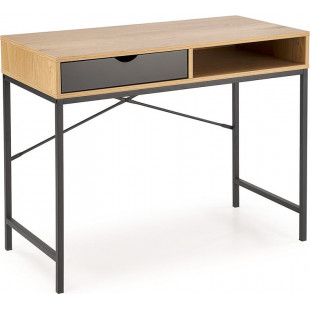 Biurko Halmar B50: Naturalny design, szuflada i półka - Kup teraz!
