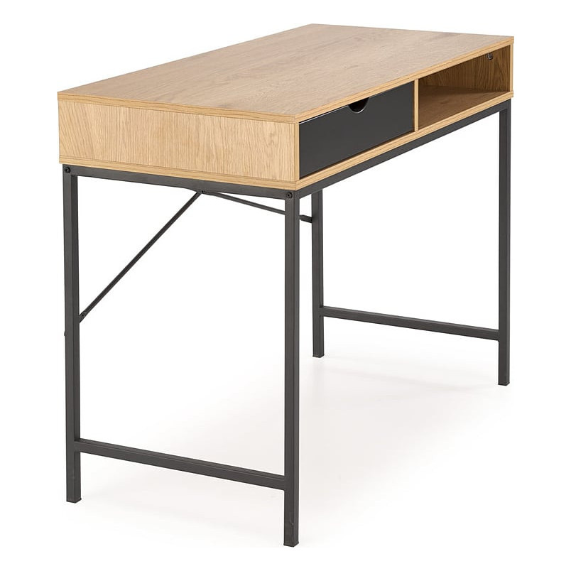 Biurko Halmar B50: Naturalny design, szuflada i półka - Kup teraz!