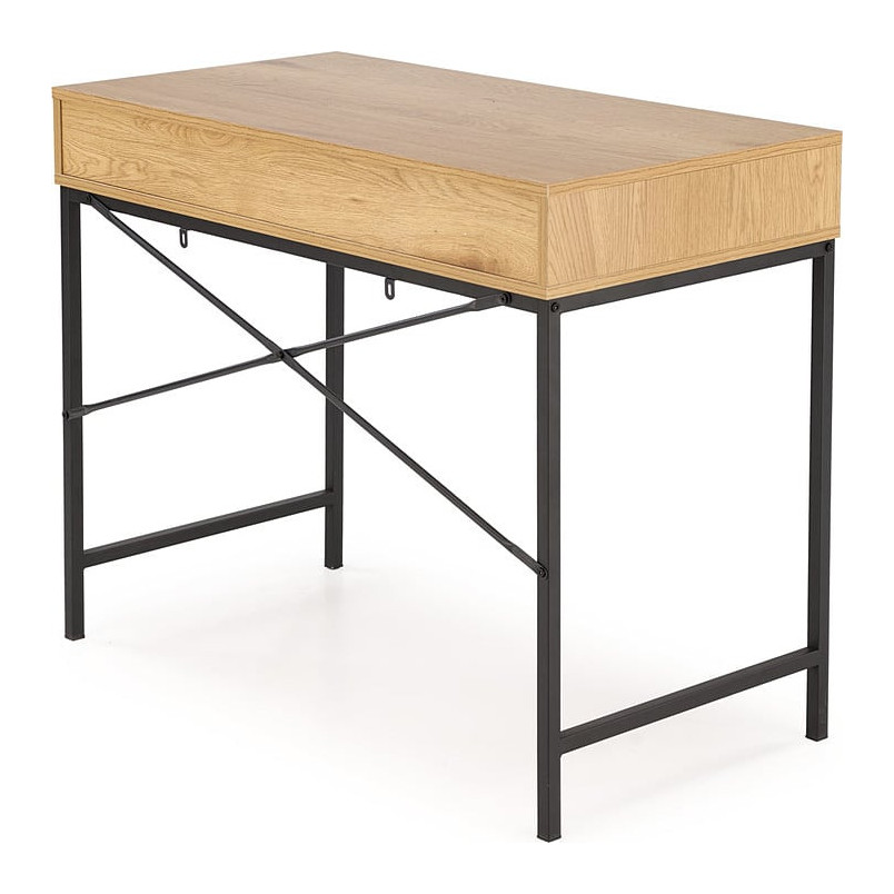 Biurko Halmar B50: Naturalny design, szuflada i półka - Kup teraz!