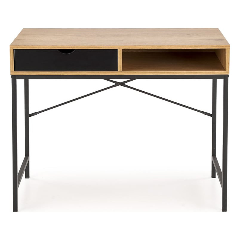 Biurko Halmar B50: Naturalny design, szuflada i półka - Kup teraz!