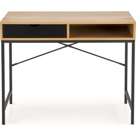 Biurko Halmar B50: Naturalny design, szuflada i półka - Kup teraz!
