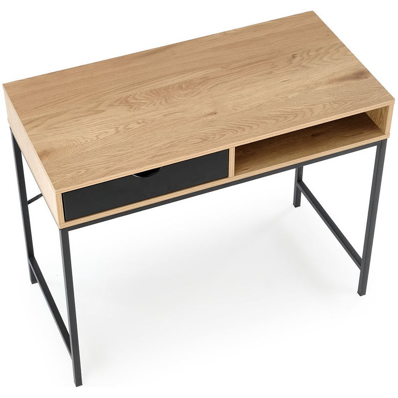 Biurko Halmar B50: Naturalny design, szuflada i półka - Kup teraz!