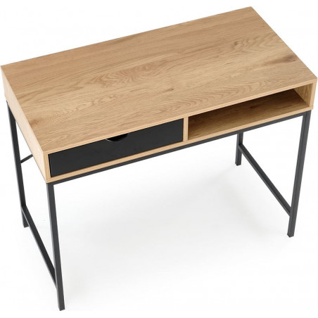Biurko Halmar B50: Naturalny design, szuflada i półka - Kup teraz!