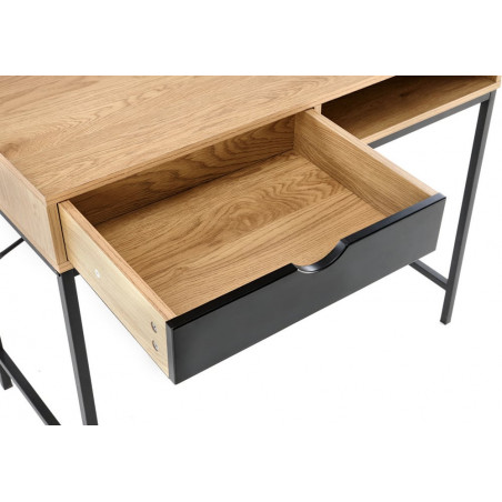 Biurko Halmar B50: Naturalny design, szuflada i półka - Kup teraz!
