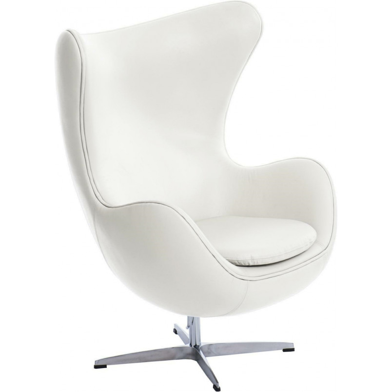 Fotel obrotowy Jajo - Skóra Premium | D2.Design