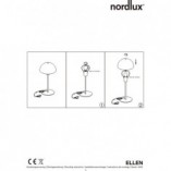 Lampa stołowa Ellen biała Nordlux | Skandynawski design