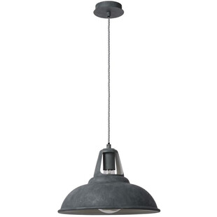 Lampa Wisząca Industrialna Markit | Szara Lucide - Kup Teraz!